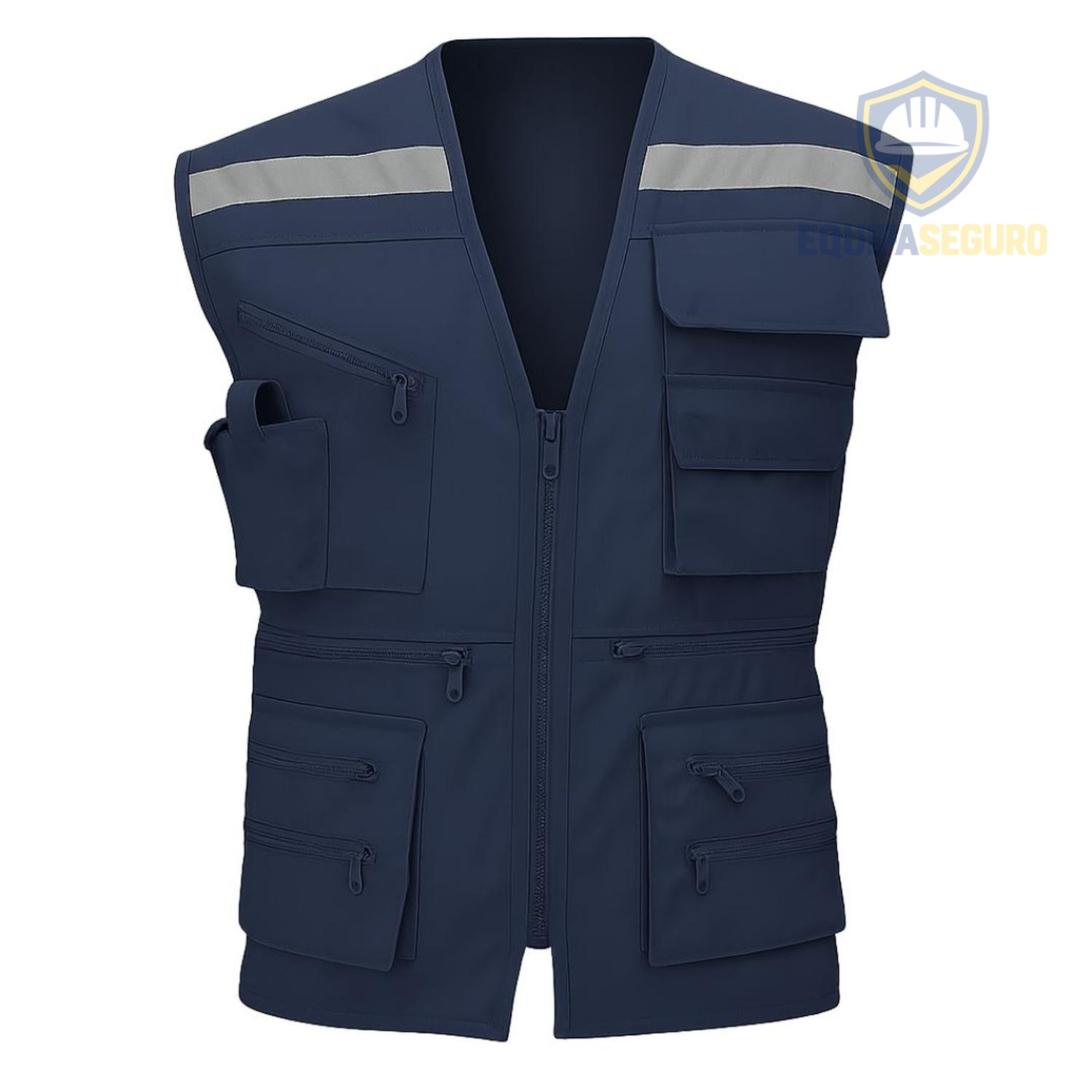 CHALECO GEÓLOGO POPLIN AZUL ACKERLAND