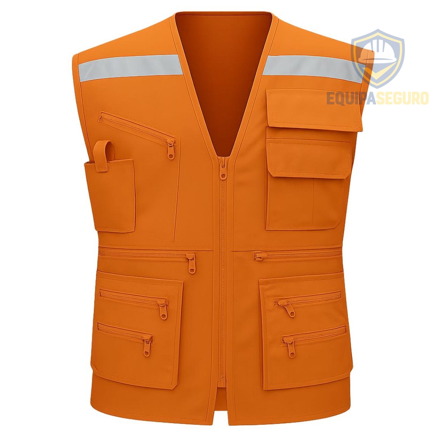 CHALECO GEÓLOGO POPLIN NARANJO ACKERLAND